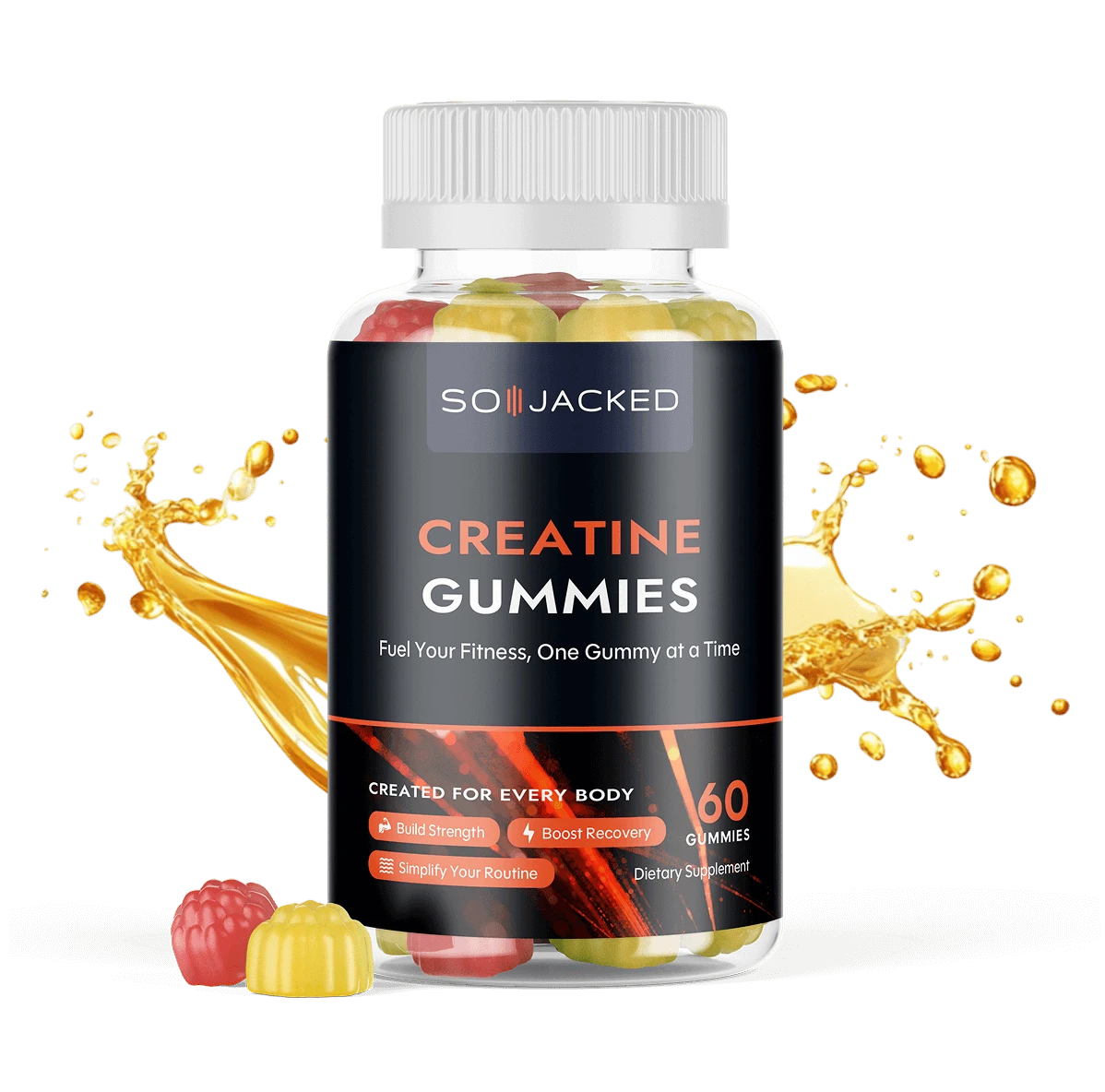 So Jacked Creatine Gummies bottle